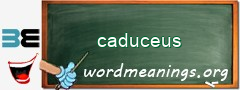 WordMeaning blackboard for caduceus